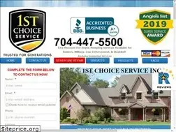 Sites similar to 1stchoiceservicenc.com