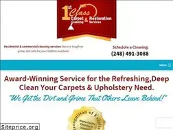 Sites similar to 1stclasscarpetcleaningservices.com