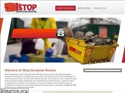 Sites similar to 1stopdumpsterrentals.com
