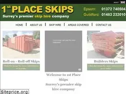 Sites similar to 1stplaceskips.com