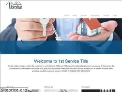 Sites similar to 1stservicetitleclosing.com