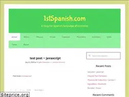 Sites similar to 1stspanish.com