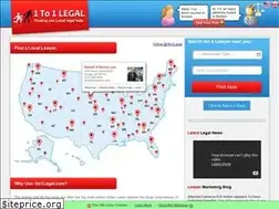 Sites similar to 1to1legal.com