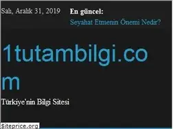 Sites similar to 1tutambilgi.com