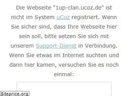 Sites similar to 1up-clan.ucoz.de