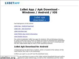 Sites similar to 1xbetapp.com