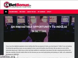 Sites similar to 1xbetbonus.in