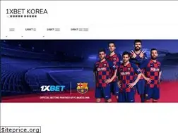 Sites similar to 1xbetkorea.com