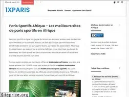 Sites similar to 1xparis.com