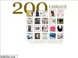 Sites similar to 200-cadeaux.com