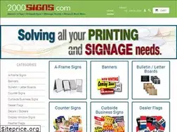 Sites similar to 2000signs.com