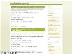 Sites similar to 2008osstabanpuanlari.wordpress.com