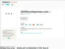 Sites similar to 2009lincolnpennies.com