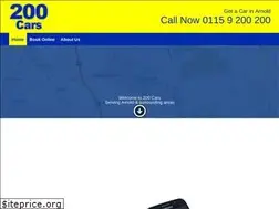 Sites similar to 200cars.co.uk