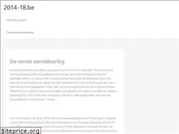 Sites similar to 2014-18.be