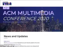 Sites similar to 2020.acmmm.org