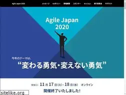 Sites similar to 2020.agilejapan.jp