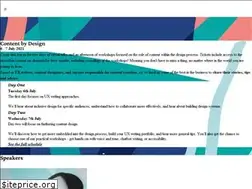 Sites similar to 2020.contentbydesign.org