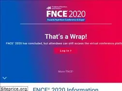 Sites similar to 2020.eatrightfnce.org
