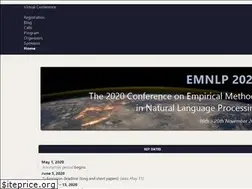 Sites similar to 2020.emnlp.org