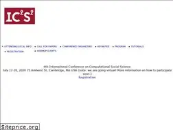 Sites similar to 2020.ic2s2.org