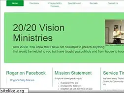 Sites similar to 2020visionministries.org