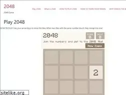 Sites similar to 2048-game.info