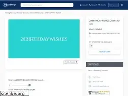 Sites similar to 20birthdaywishes.com