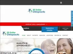 Sites similar to 20dollarchiropractic.com