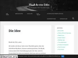 Sites similar to 20er-jahre-musik.de