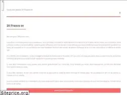 Sites similar to 20francsor.com