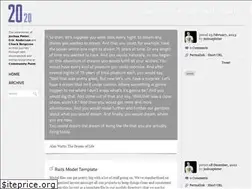 Sites similar to 20over20.com
