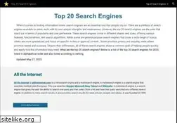 Sites similar to 20searchengines.com