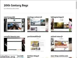 Sites similar to 20th-century-boys.fr