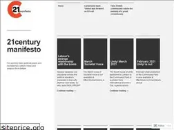 Sites similar to 21centurymanifesto.wordpress.com