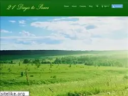 Sites similar to 21daystopeace.com