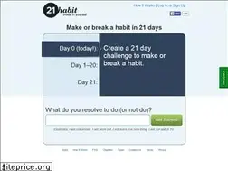Sites similar to 21habit.com