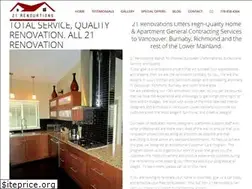 Sites similar to 21renovations.com