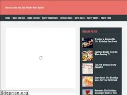 Sites similar to 21stbirthdaypartyideas.net