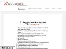 Sites similar to 21suggestions.com
