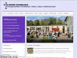 Sites similar to 222evangelisch.de
