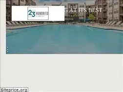 Sites similar to 23hundredapts.com