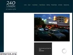 Sites similar to 240union.com