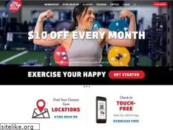 Sites similar to 24hourfitness.com