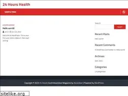 Sites similar to 24hourshealth.com