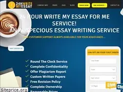 Sites similar to 24hwritemyessay.com
