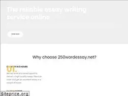 Sites similar to 250wordessay.net