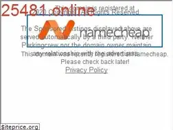 Sites similar to 25481.online