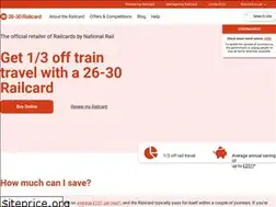 Sites similar to 26-30railcard.co.uk