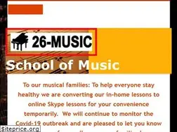Sites similar to 26musicschool.com